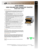 Star Manufacturing QCS3-1400BH User manual