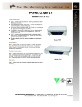 Star Manufacturing TG1 User manual