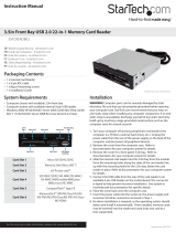 StarTech.com 35FCREADBK2 User manual