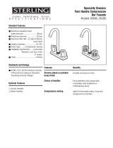 Sterling Plumbing Bar Faucets 26990 User manual