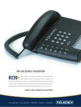 Teledex B220 User manual