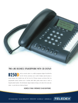 Teledex B250D User manual