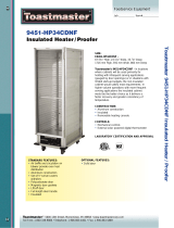 Toastmaster 9451-HP34CDNF User manual
