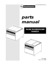 Toastmaster Range RA36C User manual