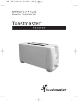 Toastmaster T100 User manual