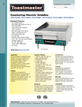 Toastmaster TECG732470 User manual
