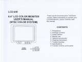 Tote Vision LCD-640 User manual
