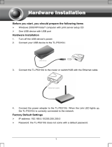 TP-LINK TL-PS310U V1 Quick Installation Guide