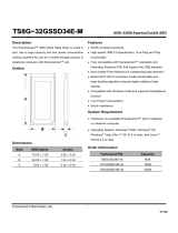 Transcend Information TS8~32GSSD34E-M User manual