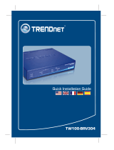 Trendnet TW100 TW100-BRV304 User manual