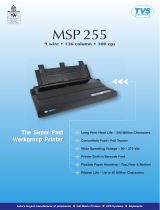 TVS electronic MSP 255 User manual