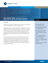 Tyco AC2000 SIA User manual