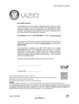 Vizio VO320E User manual