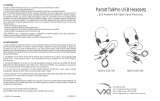 VXI USB 200 User manual