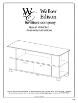 Walker Edison Furniture Company W44CMPBL User manual