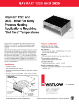Watlow Electric RAYMAX 1220 User manual