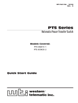 Western Telematic PTS-8NE15-1 User manual