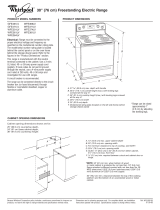 Whirlpool WFE374LV User manual