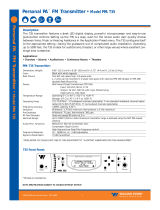 Williams Sound PPA T35 User manual