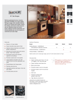 Wolf Appliance Company R366 User manual