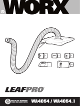 WORX Tools Leafpro WA4054.1 User manual