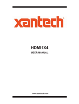 Xantech HDMI1X4 User manual