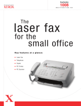 Xerox FAXCENTRE 1008M User manual