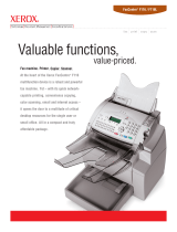 Xerox FaxCentre F116L User manual