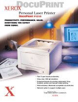 Xerox P1210 User manual
