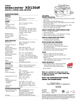 Xerox WorkCentre XD130DF User manual