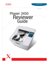 Xerox Copier 3450 User manual