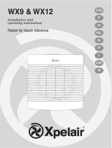Xpelair WX9 User manual