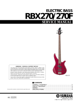 Yamaha RBX270 User manual