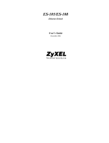 ZyXEL ES-105 User manual