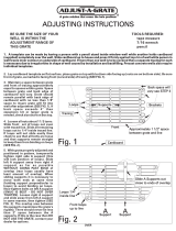 Adjust-A-Grate XL8 Operating instructions