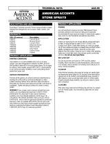 AMERICAN ACCENTS 238323 User manual