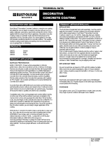 Rust-Oleum Concrete Stain 266554 User manual