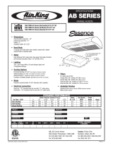 Air King AB36WH User manual