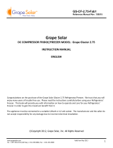 Grape Solar GS-CF-2.75-Fab1 User guide