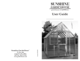 Sunshine Gardenhouse GKP612 User manual