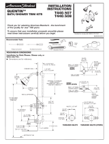 American Standard T440507.295 Installation guide