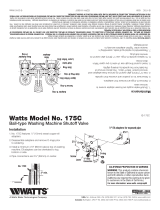 Watts 175C Installation guide