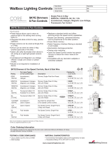Cooper Wiring Devices SFS15P-V-K Installation guide