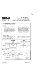 Kohler K-2222-8-47 Installation guide