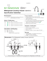 Symmons SLW-5512 Installation guide