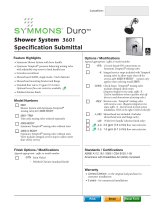 Symmons 3601-STN-SH4-1.5-TRM Installation guide