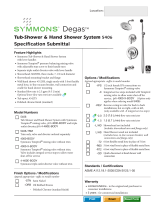 Symmons 5406-STN Operating instructions