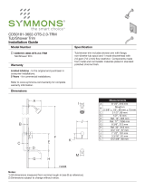 Symmons 3602-STN-TRM Installation guide