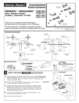 American Standard 7430.451.002 Installation guide