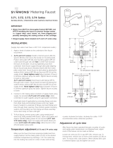 Symmons S-20 Installation guide
